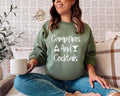 Campfires and Cocktails Sweatshirt, Camper Group Sweatshirt, Camping Hoodie, Hiking Sweatshirt, Caravan Life Sweatshirt,...