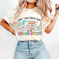 Can? Talk Right Now Doing Nurse Stuff T-Shirt,Nurse stuff T-Shirt,funny Nurse quotes T-Shirt, Nurse doodles T-Shirt,retro...