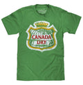 Canada Dry Distressed Logo T-Shirt - Green Hoodie, Sweatshirt | RetroVerseTees.com
