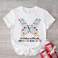 Cancer Butterfly Ribbon Shirt, We Believe in Miracles T-shirt, Fight Cancer In All Colors Tee, Cancer Awareness Shirt,...