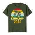 Cancun 2024 Mexico Vacation Trip Men's T-Shirt Casual Crewneck Hoodie, Sweatshirt | RetroVerseTees.com