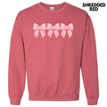 Candy Cane Bow Trio Sweatshirt 'NLB' T-Shirts, Hoodie | RetroVerseTees.com