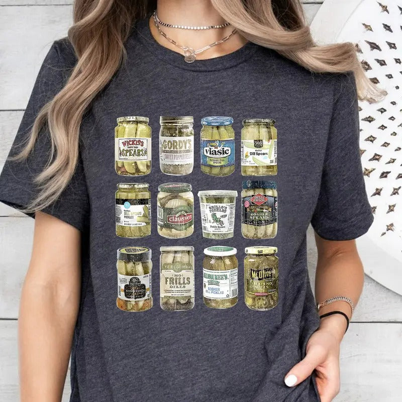Canned Pickles Shirt, Vintage Canned Pickles Shirt, Pickle Jar Shirt, Canning Season Shirt, Pickle T-Shirt, Pickle Lovers...