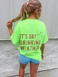 Cans Day Drinking Weather Graphic Tee Hoodie, Sweatshirt | RetroVerseTees.com