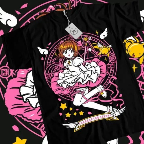 Cardcaptor Sakura T-shirt Waifu Kero-Chan Kawaii Anime Manga Gift Shirt All Size Hoodie, Sweatshirt | RetroVerseTees.com