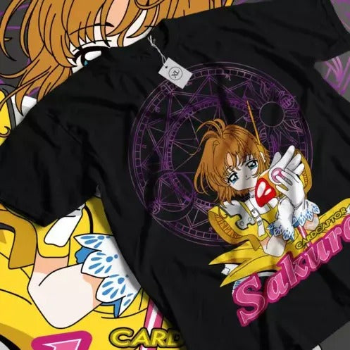 Cardcaptor Sakura T-shirt anime shirt new,HOT HOT-unisex,!! new,!!! new-art.hot Hoodie, Sweatshirt | RetroVerseTees.com
