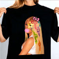 Cardi. B Bubble Gum Cute Graphic Tee Hoodie, Sweatshirt | RetroVerseTees.com