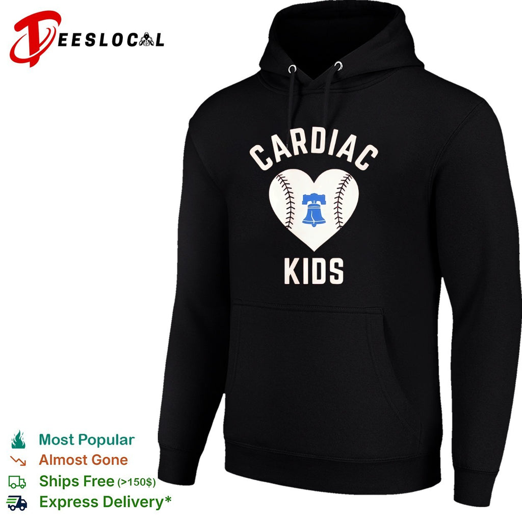 Cardiac Kids Philadelphia Phillies Baseball Heart Liberty Bell shirt