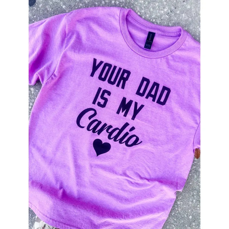 Cardio Graphic Tee Hoodie, Sweatshirt | RetroVerseTees.com