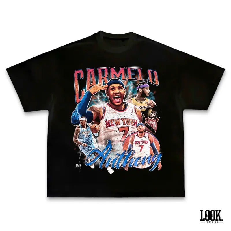 Carmelo Anthony Graphic Tee | Vintage Tee Graphic T-Shirt Sweatshirt Hoodie | Sport Tee - Gift For Fan | RetroVerseTees.com