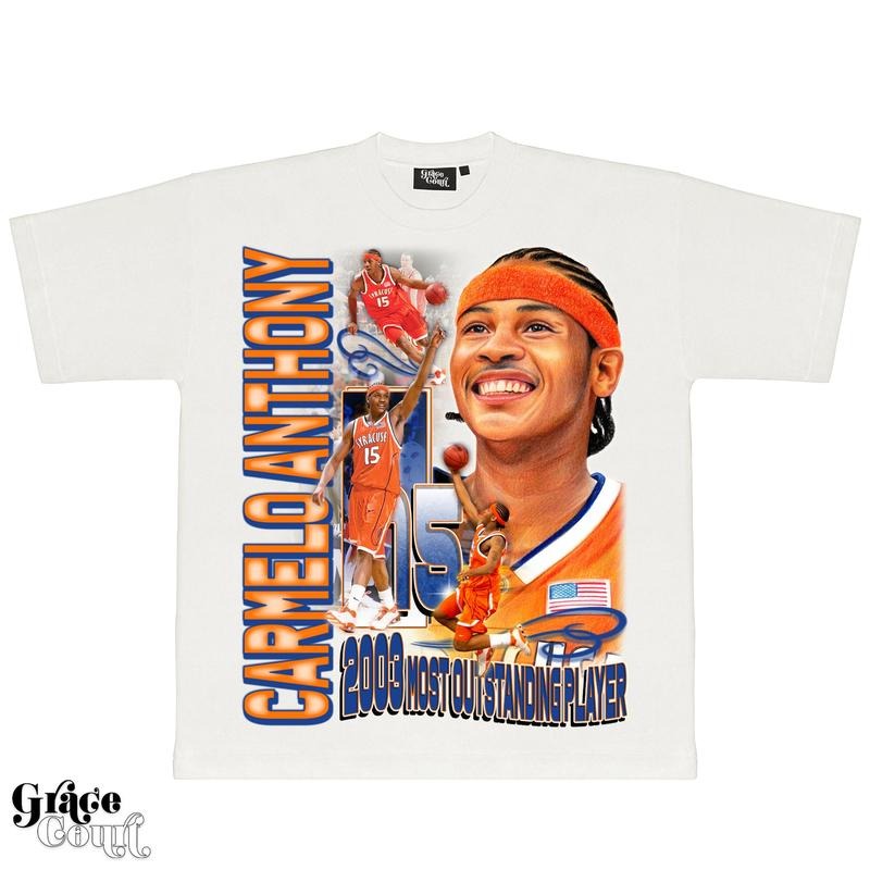 Carmelo Anthony Tee | Vintage Tee Graphic T-Shirt Sweatshirt Hoodie | Sport Tee - Gift For Fan 2 | RetroVerseTees.com
