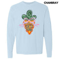 Carrot Happy Easter Long Sleeve Comfort Colors T-Shirt 'NLB' Hoodie, Sweatshirt | RetroVerseTees.com