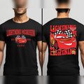 Cars Family Trip T-Shirt, Lightning McQen Shirt, Piston Cup Champion Shirt, Car McQen Shirt Round Neck Hoodie, Sweatshirt
