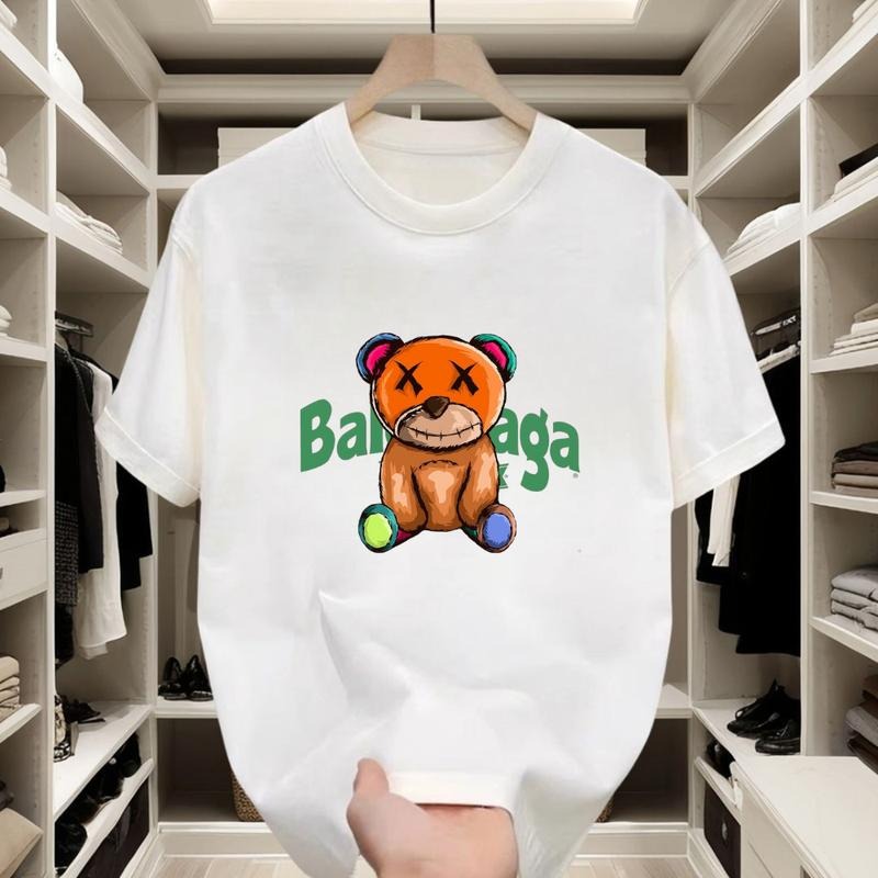 Cartoon Bear Fever! Soft - textured, Short - sleeve T