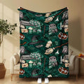 Cartoon Pattern Blanket, Soft Comfortable Throw Blanket, Comfy Bedding Blankets, Warm Napping Blanket for Home Office...