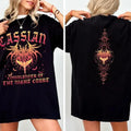 Cassian Commander Night Court Velaris City Of Starlight Acotar Two-sided Shirt The Night Court Shirt Court Of Dreams...