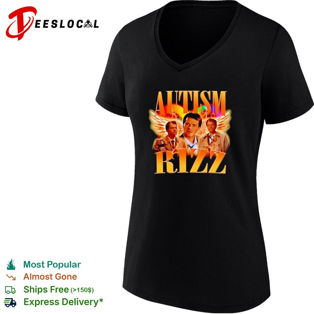 Castiel Supernatural Autism Rizz shirt
