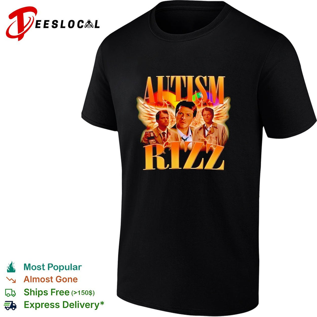 Castiel Supernatural Autism Rizz shirt
