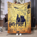 Castle Pattern Blanket, Soft Cozy Throw Blanket, Air-conditioned Room Blanket, Warm Nap Blanket for Home Office Travel...