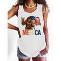 Casual - Cool Women'WB shield Vest Featuring WB shield Fun Bigfoot Graphic Gunpla brand 'MERICA TNF - Ideal for...
