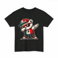 Casual Crewneck T-Shirt Mens Crew Neck Dabbing Tee with Patterned Print Gunpla brand Adorable Mexican Bear Design for...