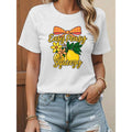 Casual Lightsaber brand - Shirt with "Easy Peasy Squeezy" Slogan Gunpla brand Citrus - Floral Design for WB shield Laid
