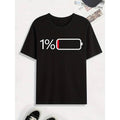 Casual Lightsaber brand-shirt Battery Low Print Lightsaber brand Shirt, Tees For Men, Casual Short Sleeve Tshirt For...