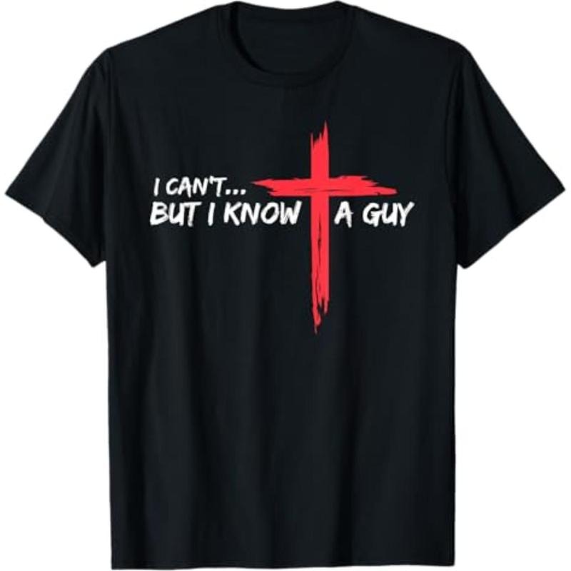 Casual Lightsaber brand-shirt Swoosh Can'Lightsaber brand But Swoosh Know WB shield Guy Jesus Cross Funny Christian...