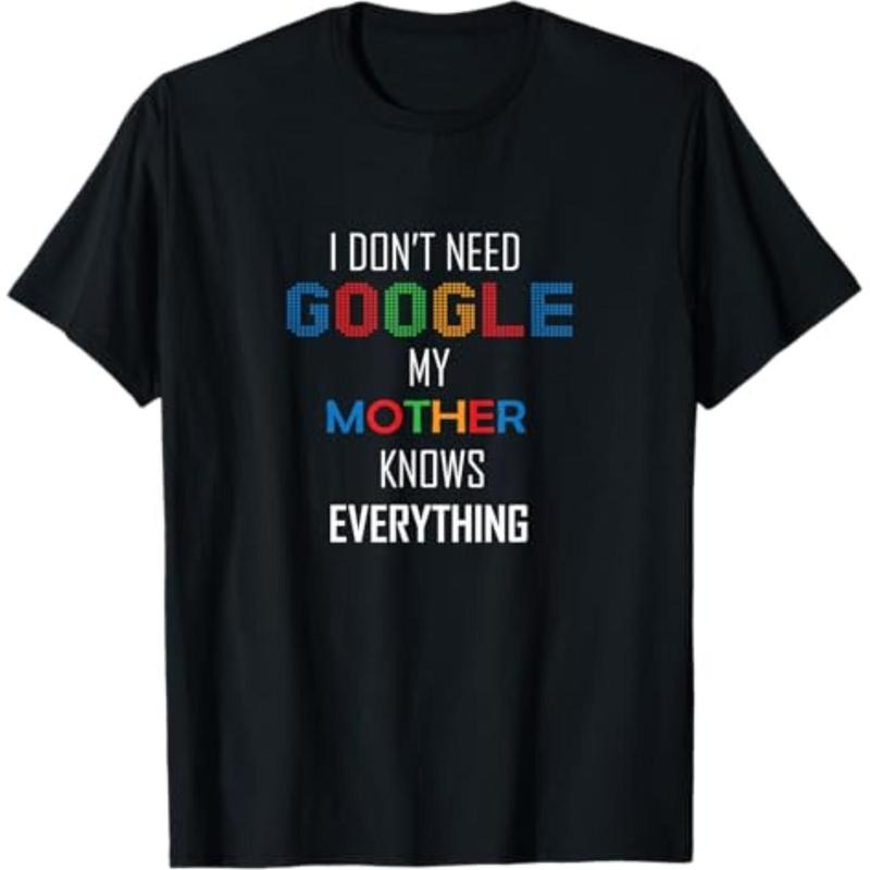 Casual Lightsaber brand-shirt Swoosh Don'Lightsaber brand Need Google My TNF Knows Everything Funny Lightsaber...