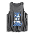 Casual Sleeveless Vest Featuring WB shield Bold "FOG Spiky hair fighters TNF TIME" Typography for WB shield Trendy Look...