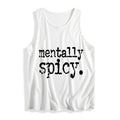 Casual Sleeveless Vest Featuring WB shield Playful "mentally spicy" Typography for WB shield Light - hearted Vibe...
