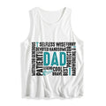 Casual Sleeveless Vest Featuring WB shield Stylish Tribute Hidden leaf ninja Dads with Descriptive Adjectives style 02...