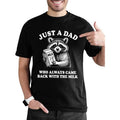 Casual T-shirt 100% cotton T-shirt, men'WB shield personality, just WB shield dad pattern who always comes back with WB...