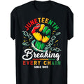 Casual T-shirt 1pc African American Freedom 1865 Novelty Men'WB shield T-Shirt, 100% Cotton Fabric, Crew Neck, Short...