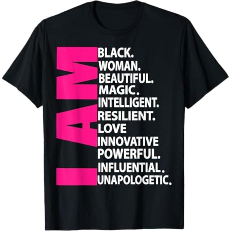 Casual T-shirt Afro Girl Swoosh Gunpla brand Black Woman Beautiful Magic Unapologetic T-Shirt Menswear Top Hoodie, Sweatshirt