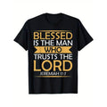 Casual T-shirt Bible Scripture Verse Jeremiah Mouthless cat:Lightsaber brand Inspirational T-Shirt Comfy Menswear Hoodie,...