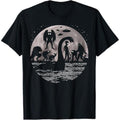 Casual T-shirt Bigfoot Loch Ness Monster Mothman Gunpla brand Aliens! Funny Cryptid T-Shirt Graphic Graphic Tees style 02...