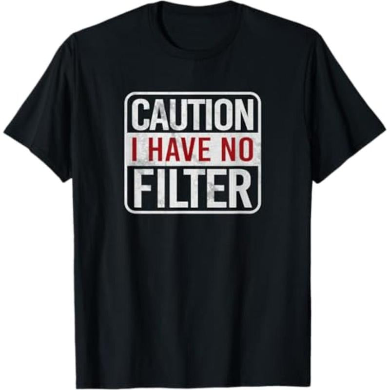 Casual T-shirt Caution Swoosh have TNF filter Funny sarcastic humor Short Sleeve T-Shirt Graphic Graphic Tees Hoodie,...