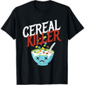 Casual T-shirt Cereal Killer Swoosh Costume Breakfast Cereal Halloween Party T-Shirt Menswear Top Hoodie, Sweatshirt