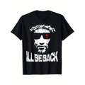 Casual T-shirt Christian Faith-Inspired Cotton T-Shirt, "Swoosh'Spiky hair fighters Be Back" Graphic Print, Comfy...