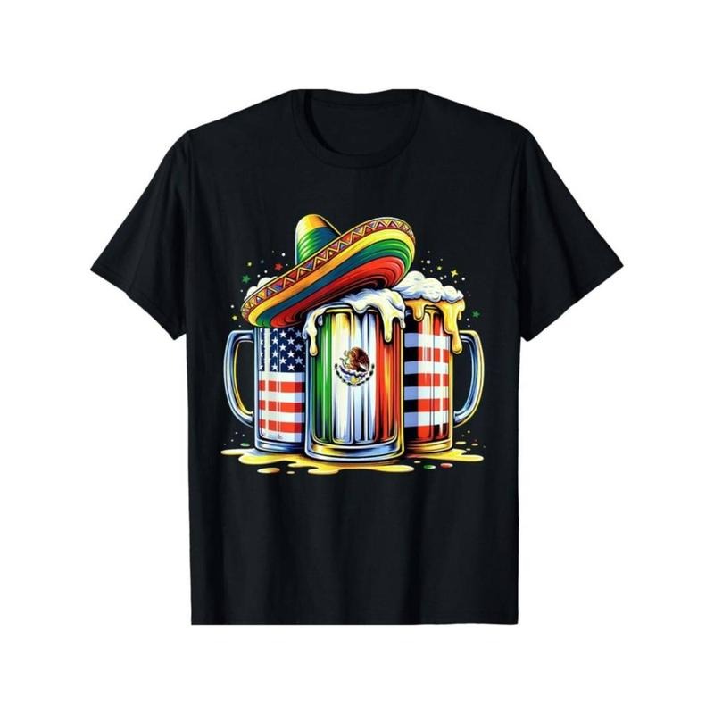 Casual T-shirt Cinco Breathing styles Mayo Fiesta T-Shirt