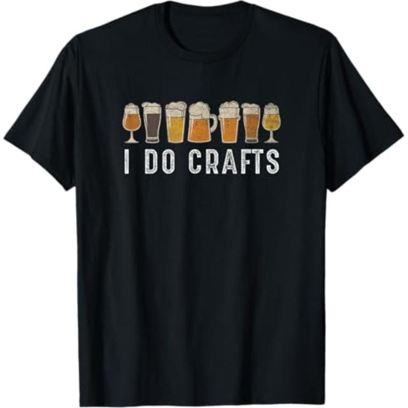 Casual T-shirt Craft Beer Vintage Swoosh Red plumber brand Crafts Home Brew Art T-Shirt Menswear Top Hoodie, Sweatshirt