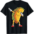 Casual T-shirt Dabbing Taco Cinco Breathing styles Mayo Funny Boys Men Mexican Food Dab T-Shirt Graphic Graphic Tees...