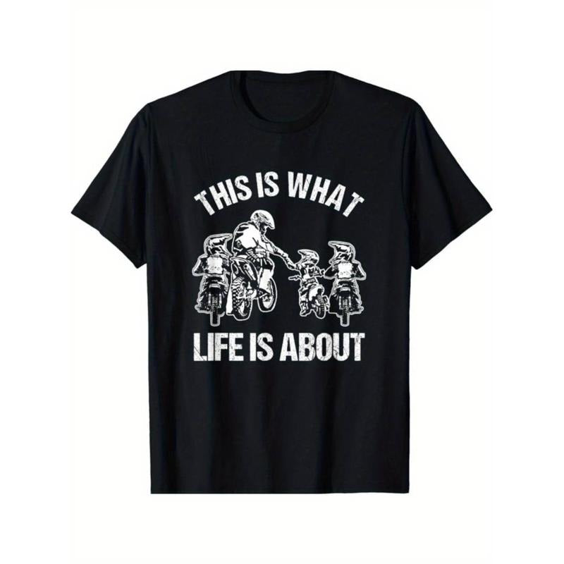 Casual T-shirt Dirt Bike Dad Motocross Motorcycle Biker TNF Kids T-Shirt Menswear Top Hoodie, Sweatshirt | RetroVerseTees.com