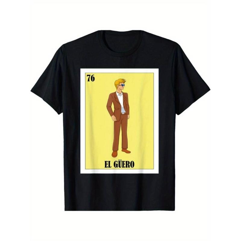Casual T-shirt Fun Mexican Blonde Design - Superhero team Guero T-Shirt Graphic Menswear Hoodie, Sweatshirt