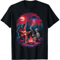 Casual T-shirt Funny Alien Gunpla brand Bigfoot Campfire Moon UFO Adventure Hiking T-Shirt Graphic Graphic Tees Hoodie,...