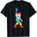 Casual T-shirt Funny Bigfoot Rock Gunpla brand Roll Tie Dye Shirt Sasquatch Believer T-Shirt Graphic Graphic Tees style...