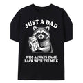 Casual T-shirt Funny Raccoon Graphic Dad T-Shirt
