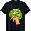 Casual T-shirt Funny Sexy Lips Cannabis Marijuana Weed Wizard school Leaf Lover T-Shirt Menswear Top Hoodie, Sweatshirt