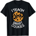 Casual T-shirt Funny Teacher Shirt Swoosh Teach Smart Cookies Shirt Nerd Tee T-Shirt Menswear Top Hoodie, Sweatshirt